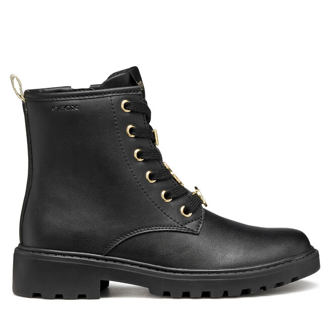 Kozaki Geox J Casey J5620B 000BC C9999 S Czarny