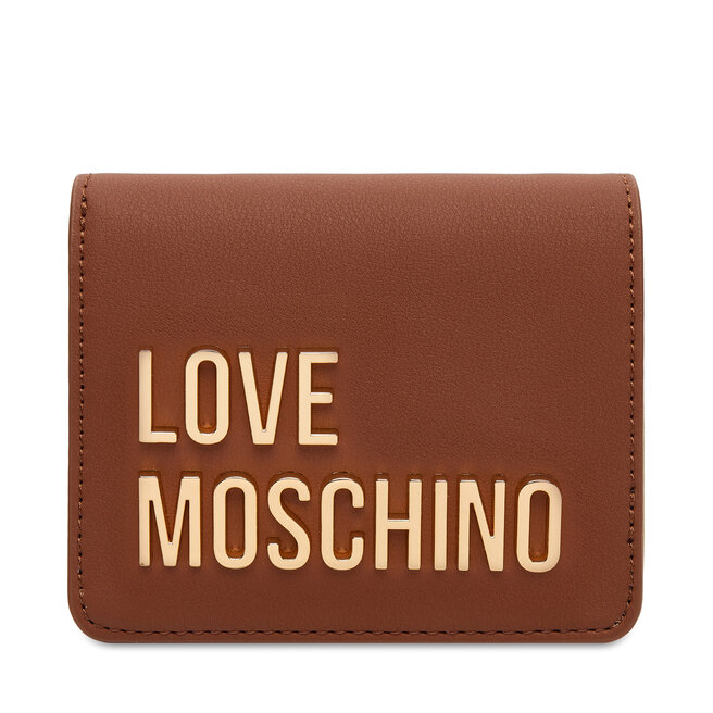 Mały Portfel Damski LOVE MOSCHINO JC5612PP1NKD0312 Brązowy