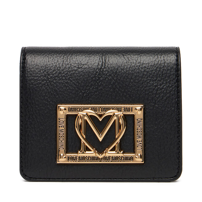 Mały Portfel Damski LOVE MOSCHINO JC5604PP1NLI0000 Czarny