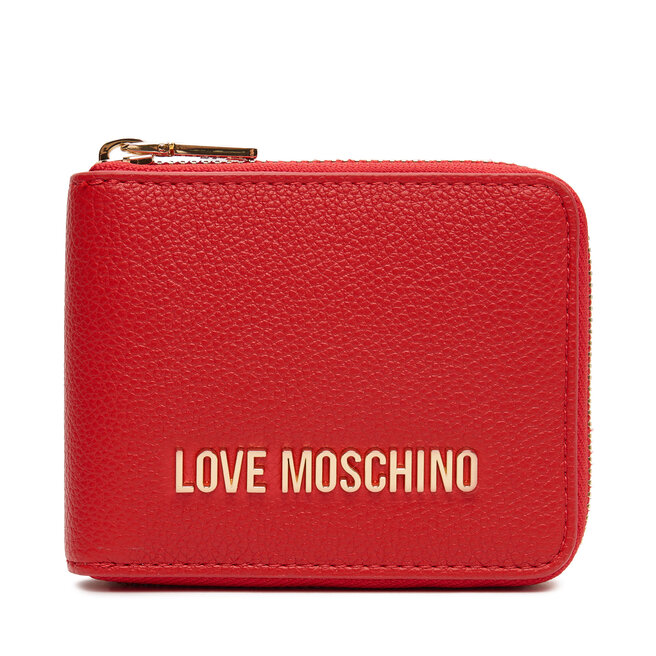 Mały Portfel Damski LOVE MOSCHINO JC5639PP1NLD0500 Czerwony
