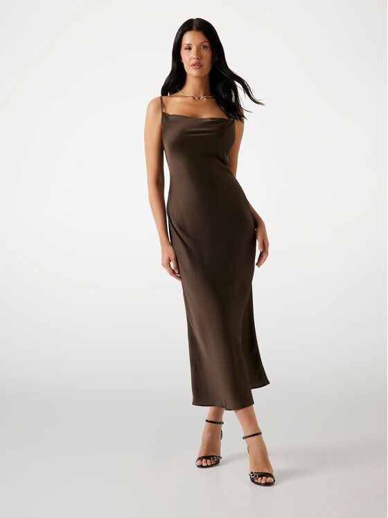 Guess Sukienka 172273 Brązowy Classic Fit