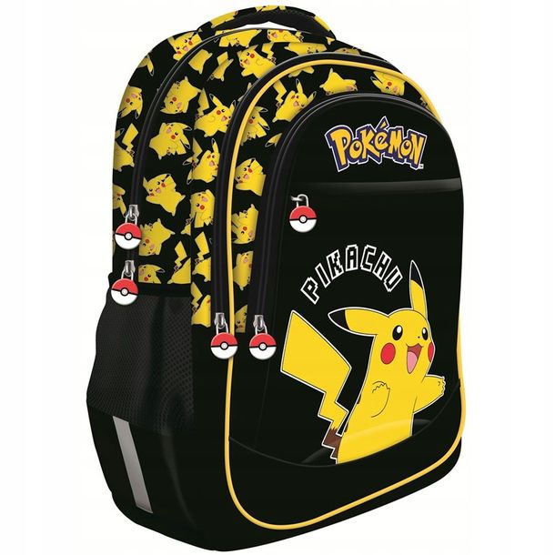 Plecak szkolny wielokomorowy Pokemon St. Majewski, wielokolorowy 22 l