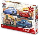 Puzzle Auta Cars W trasie 4x54 elementy