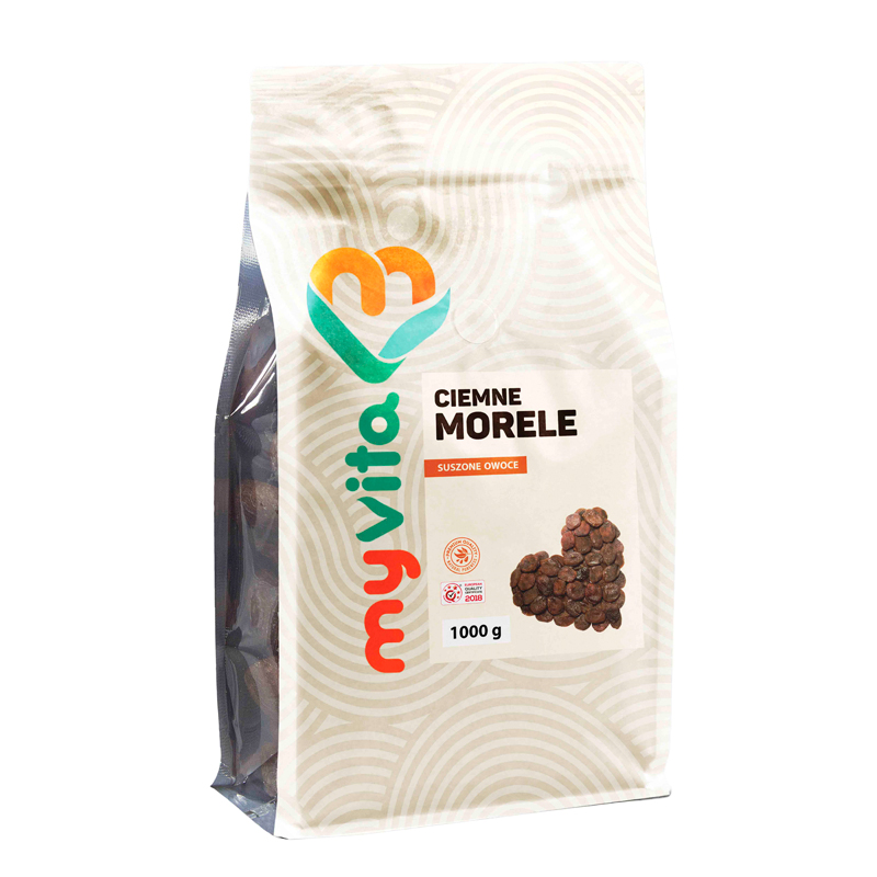 MyVita Ciemne morele, suszone owoce, 1000 g