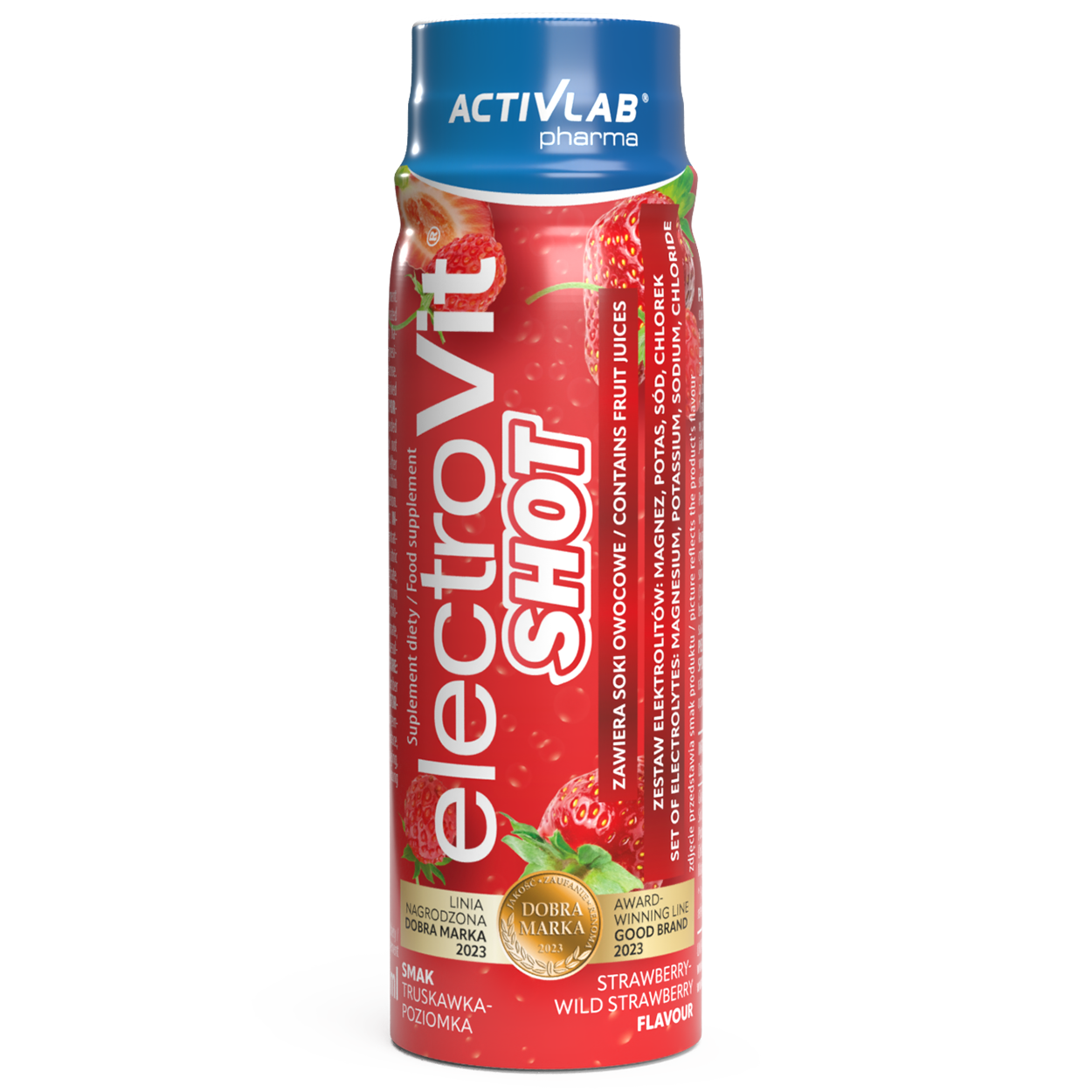Activlab Pharma ElectroVit shot, smak truskawka-poziomka, 80 ml