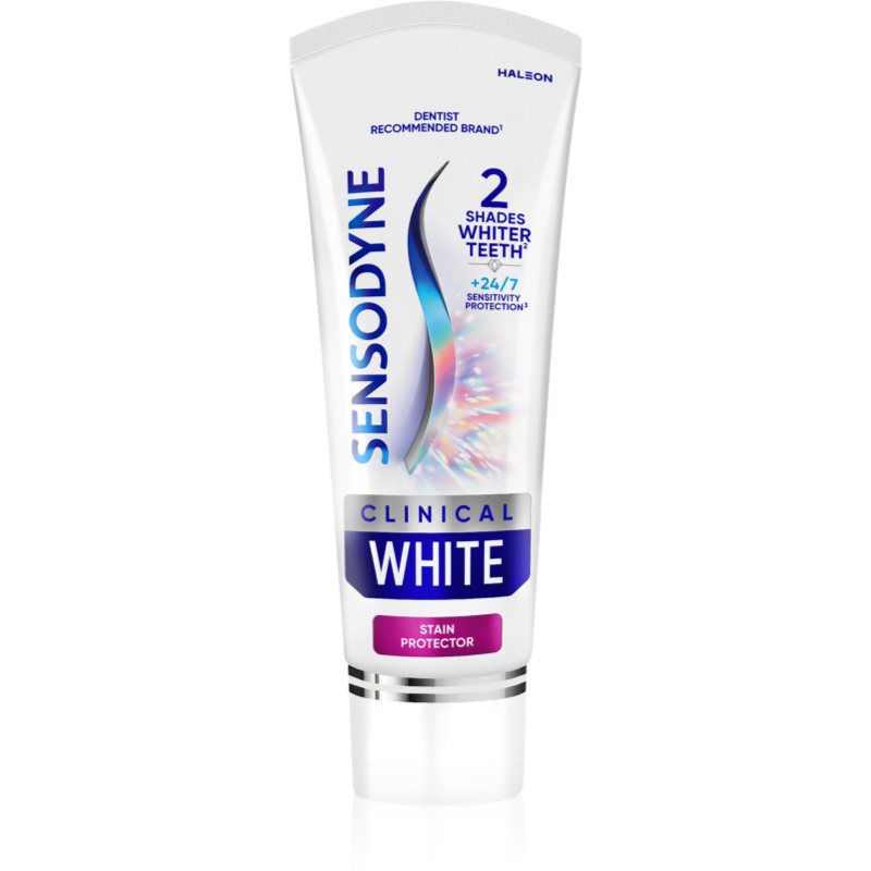 Sensodyne Clinical White Stain Protector wybielająca pasta do zębów 75 ml