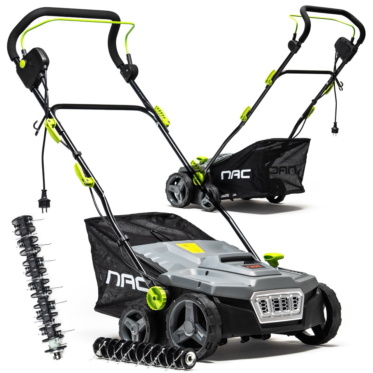 NAC Elektryczny aerator-wertykulator SCE180-38-W 1800W 38 cm 45L