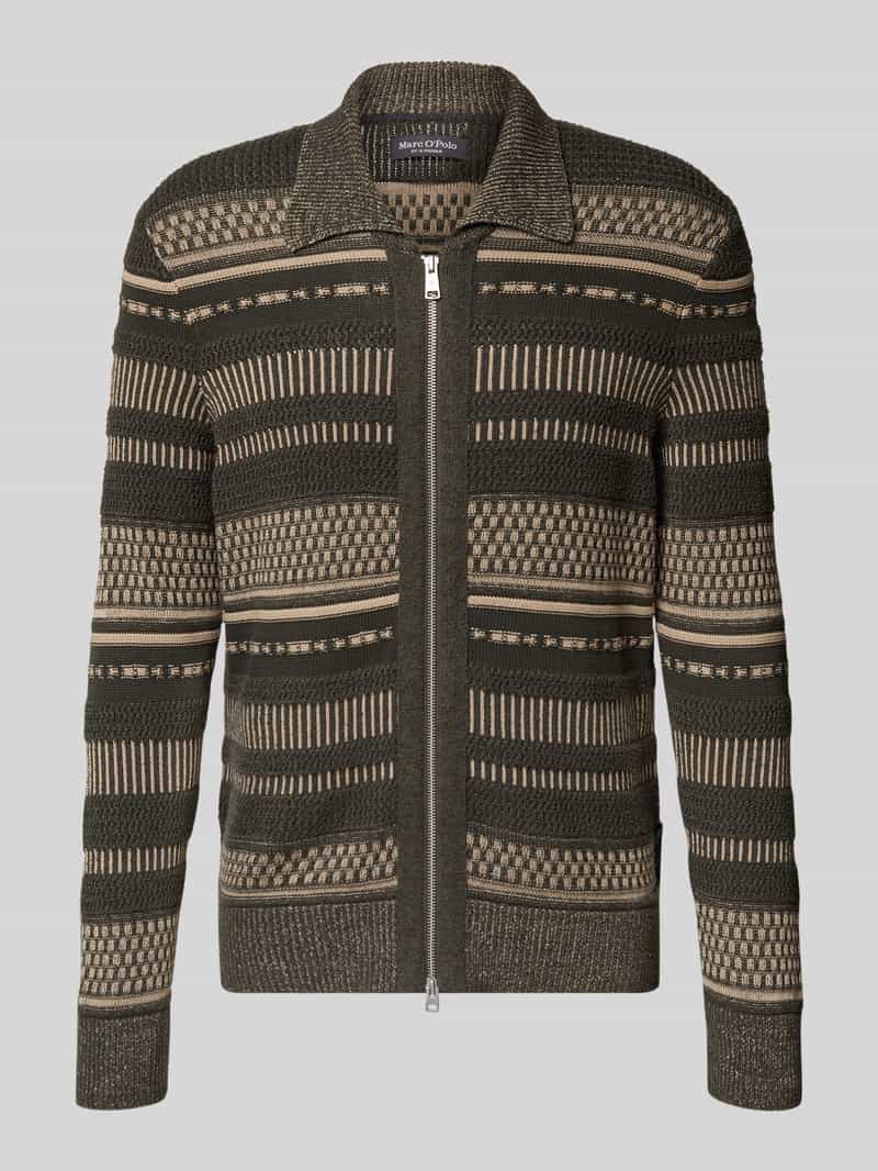 Kurtka z dzianiny z mieszanki bawełny