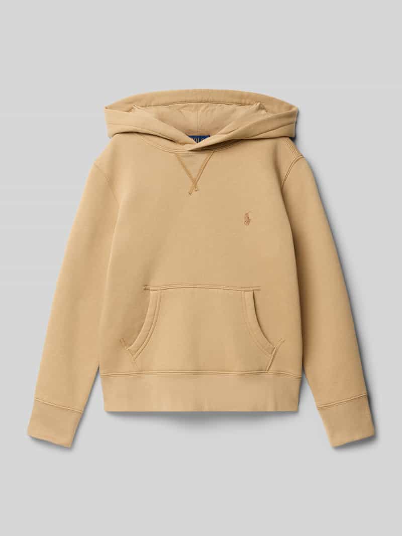 Bluza z kapturem i wyhaftowanym logo