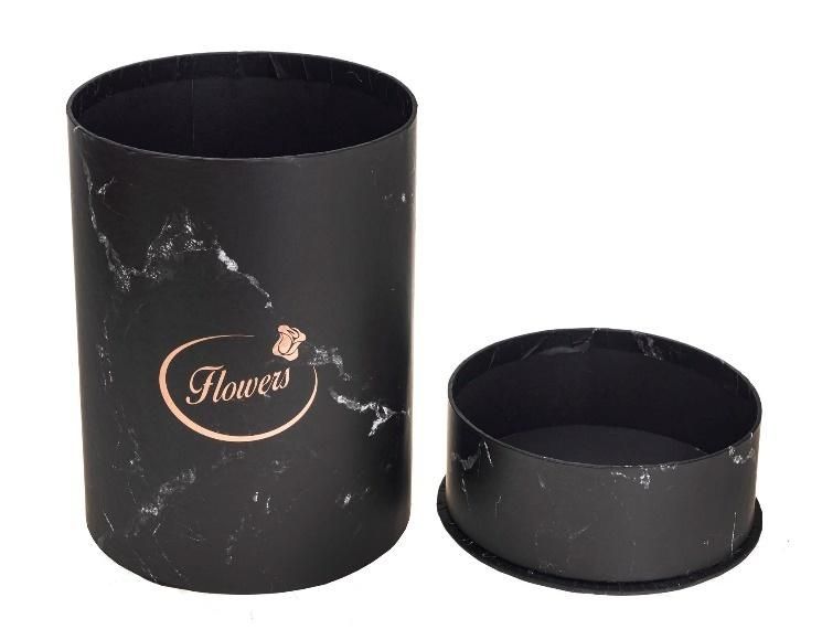 Pudełko Flower Box czarny Rozette