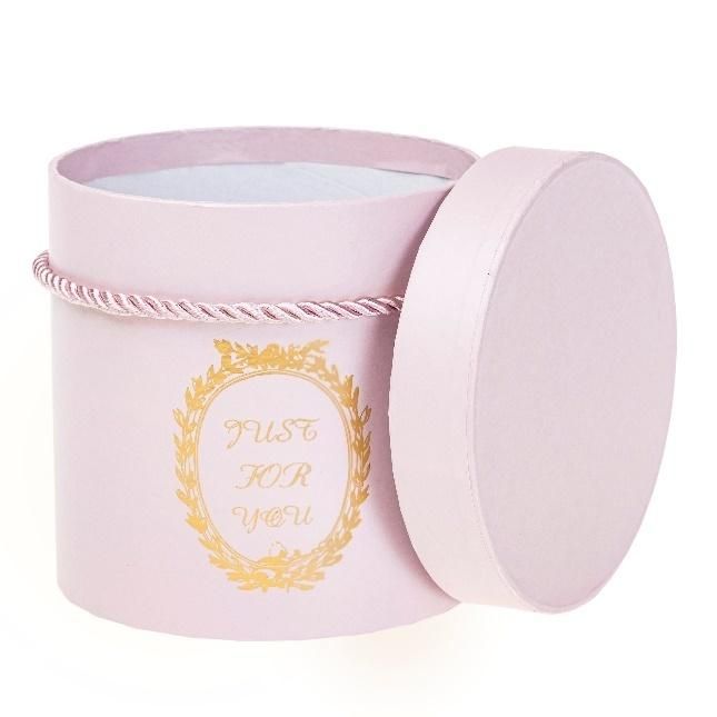 Pudełko Flower Box różowy Rozette