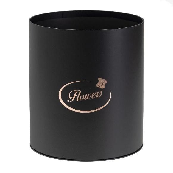Pudełko Flower Box czarny Rozette
