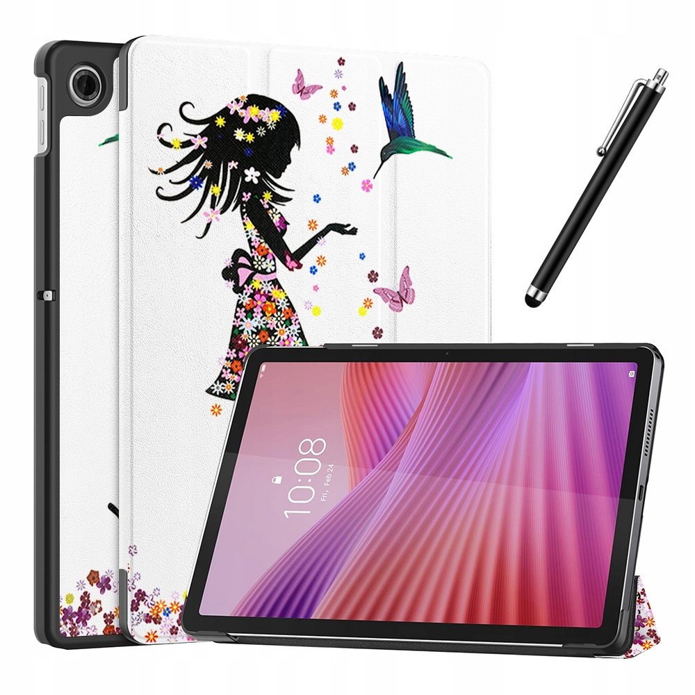 ETUI GRAFIKA SMART COVER do LENOVO TAB M10 4 Gen 10,1 TB311FU + RYSIK