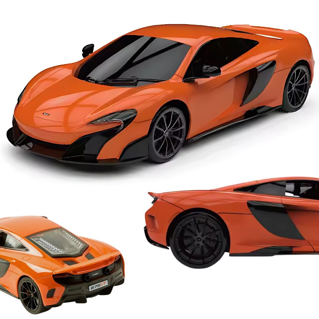 Zdalnie sterowany samochód McLaren 675LT RC 1:14 – pomarańczowy
