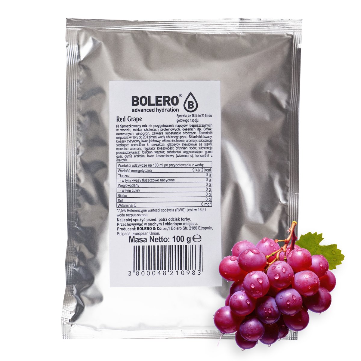 Bolero Bag Red Grape 100g
