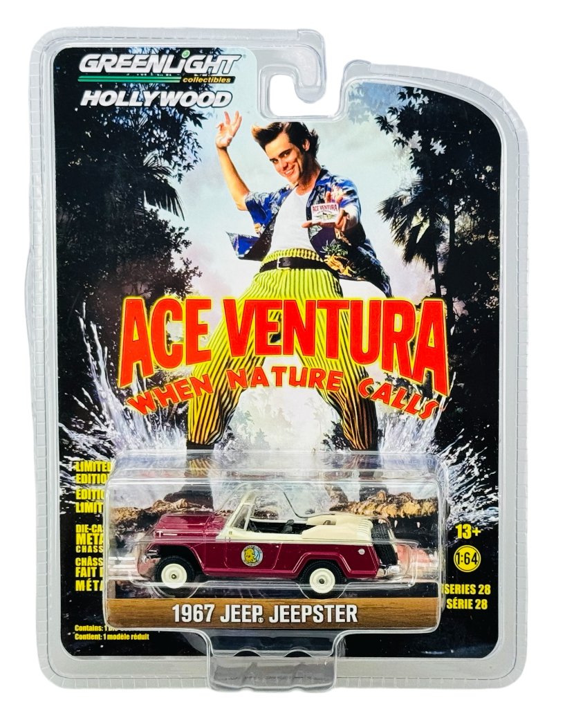 GREENLIGHT ACE VENTURA 1967 JEEP JEEPSTER 1:64 44880-F