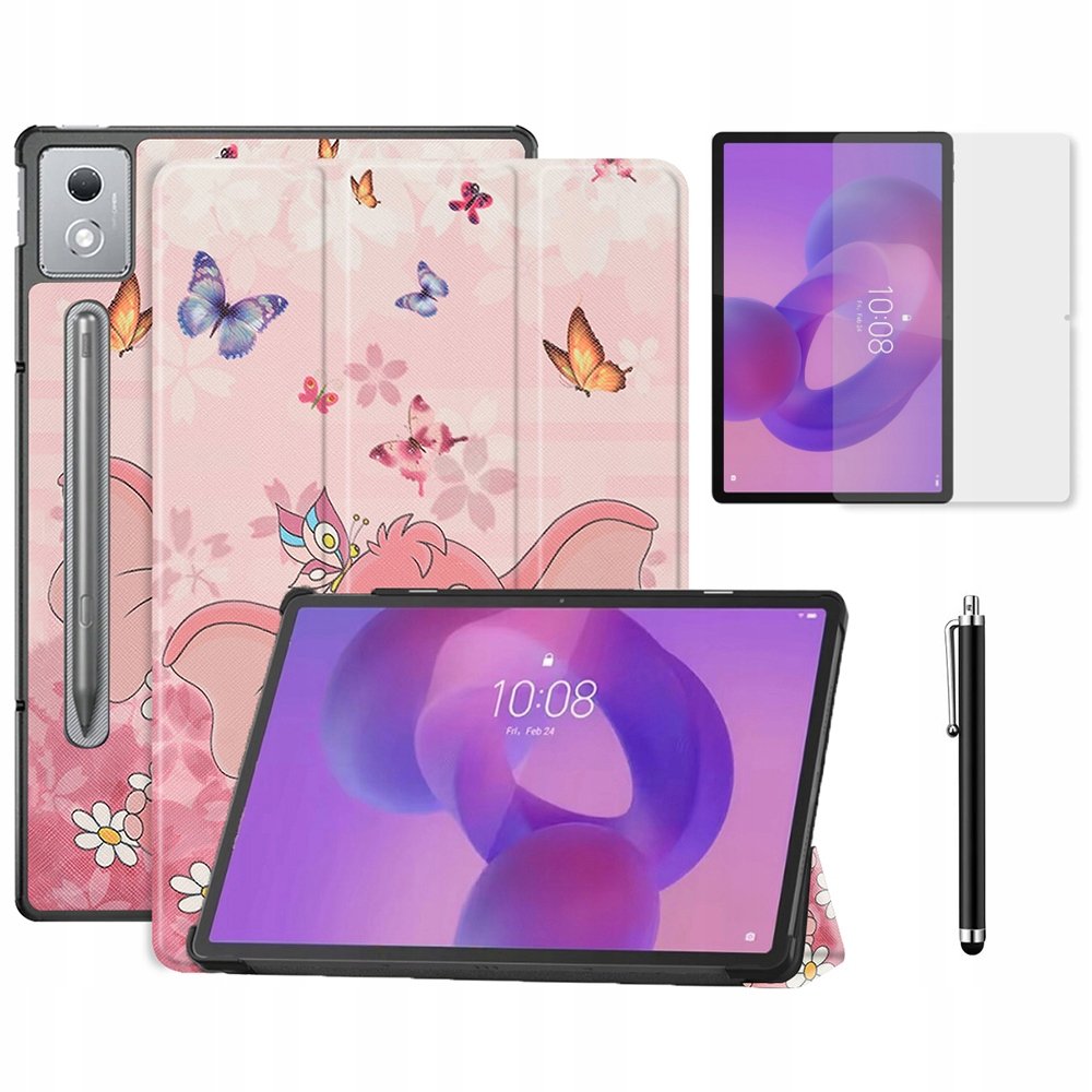 Etui Smart Cover + Szkło Hartowane do Lenovo Idea Tab Pro 12.7