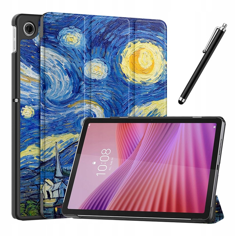 ETUI GRAFIKA SMART COVER do LENOVO TAB M10 4 Gen 10,1 TB311FU + RYSIK