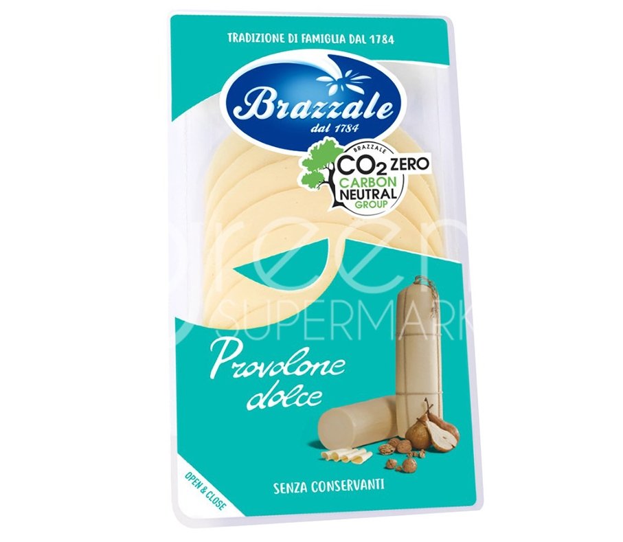 Łagodny ser provolone w plastrach 80 g - Brazzale