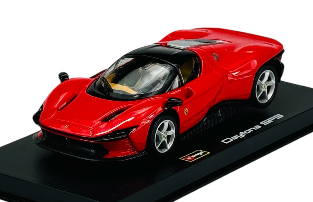 BBURAGO FERRARI DAYTONA SP3 SIGNATURE SERIES CZERWONY 1:43 36914 + GABLOTKA