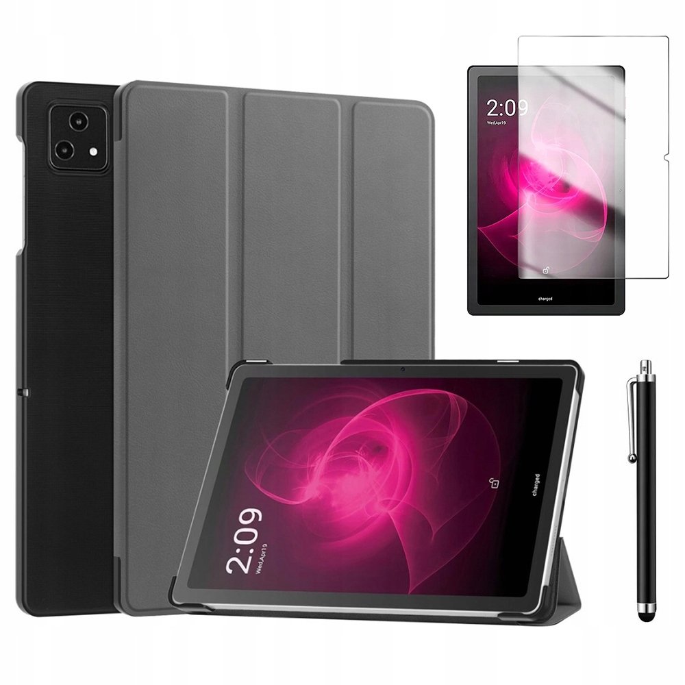 ETUI SMART + RYSIK + SZKŁO HARTOWANE do T-MOBILE T TABLET 5G 10,36