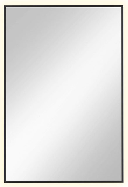 PROSTOKĄTNE LUSTRO ŁAZIENKOWE LED 90X60 4 KOLORY