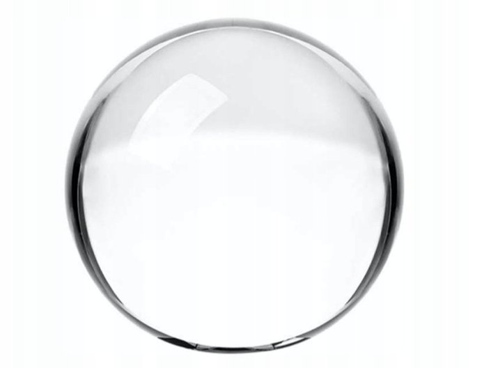 SZKLANA KRYSZTAŁOWA KULA 15CM DO ZDJĘĆ PREZENT FOTO