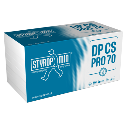 STYROPMIN Płyta standardowa DP CS PRO 70 gr.030 gładka 500 x 1000