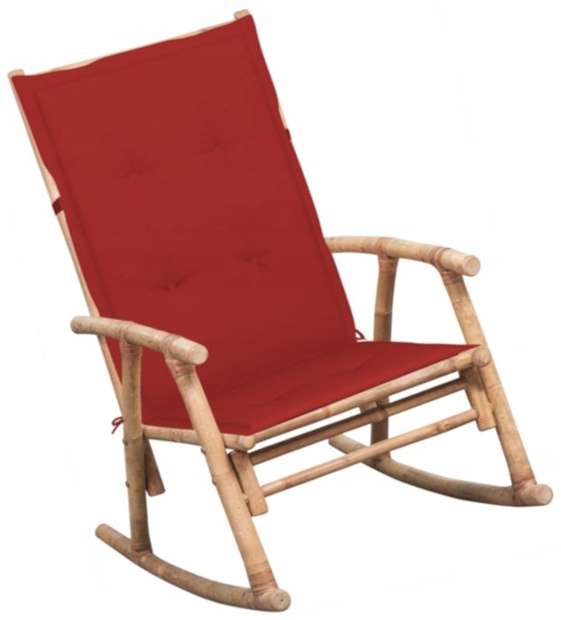 KRZESŁO FOTEL OGRODOWY BUJANY Z DREWNA BAMBUSOWEGO