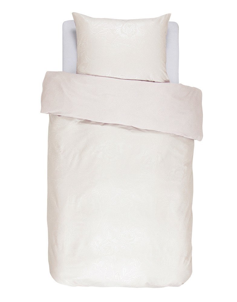 Komplet pościeli ESSENZA, satyna bawełniana, kwiaty, 140x220 cm