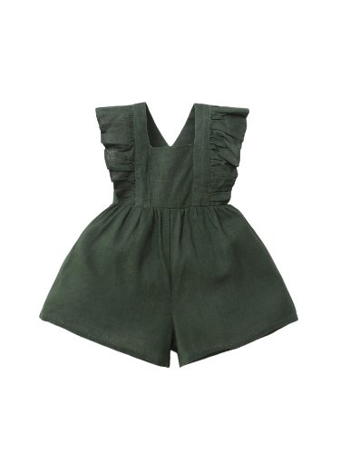 ŚLICZNY KOMBINEZON NIEMOWLĘCY OGRODNICZKI WIZYTOWE GREEN DZIEWCZĘCE 98/104