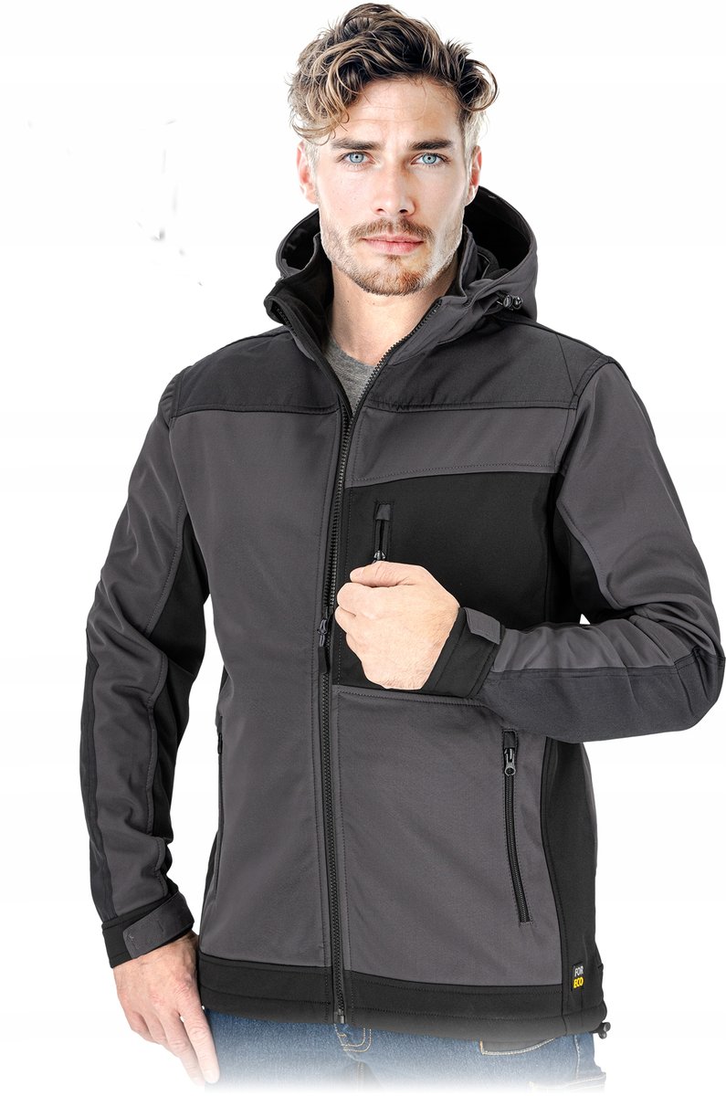 Kurtka ochronna z softshell-u Reis FORECO-SH SB r. 3XL