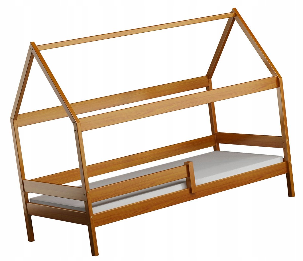 DZIECIĘCE ŁÓŻKO TYP DOMEK 180X80 DREWNIANE MATERAC