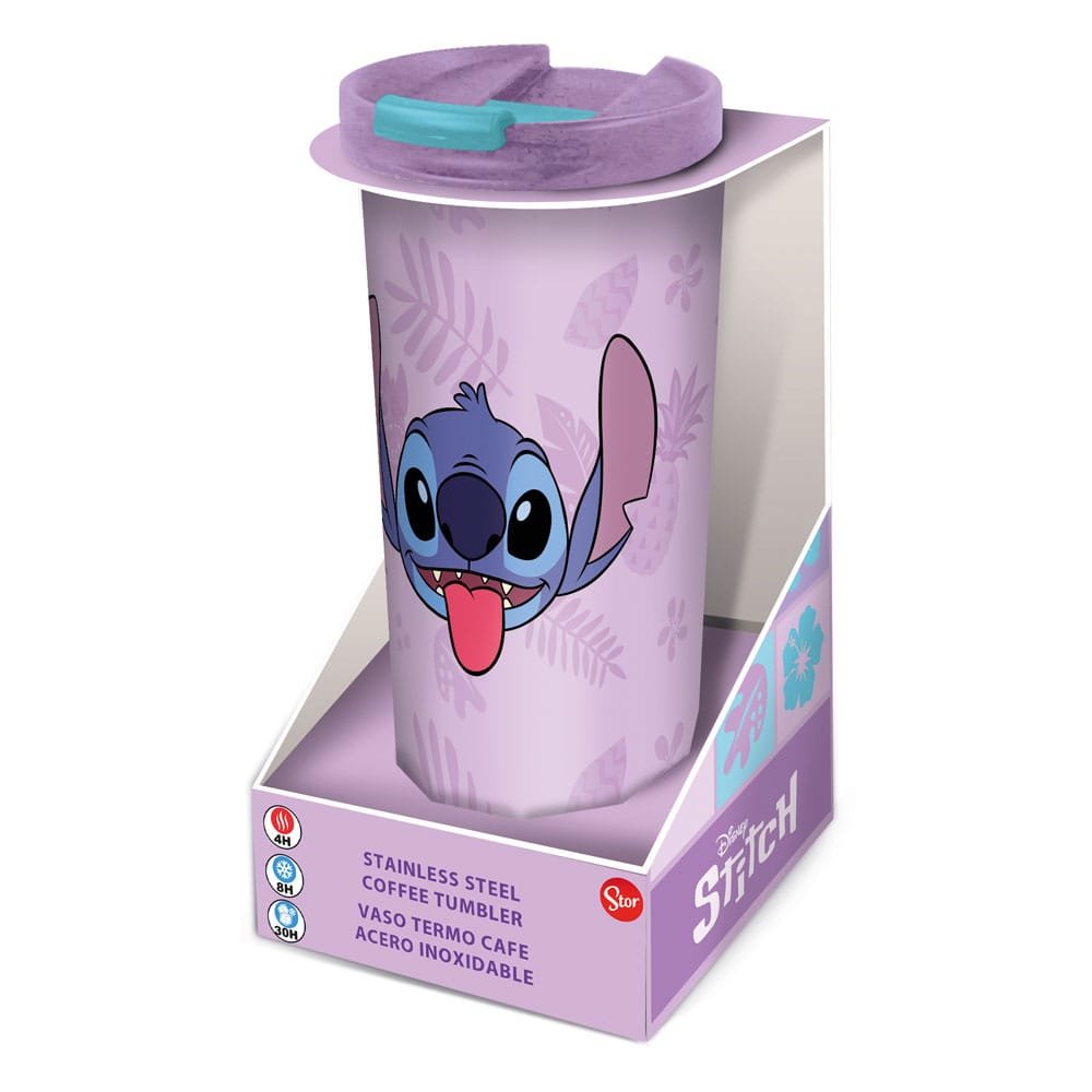 Metalowy Kubek Podróżny Lilo & Stitch - Stainless Steel