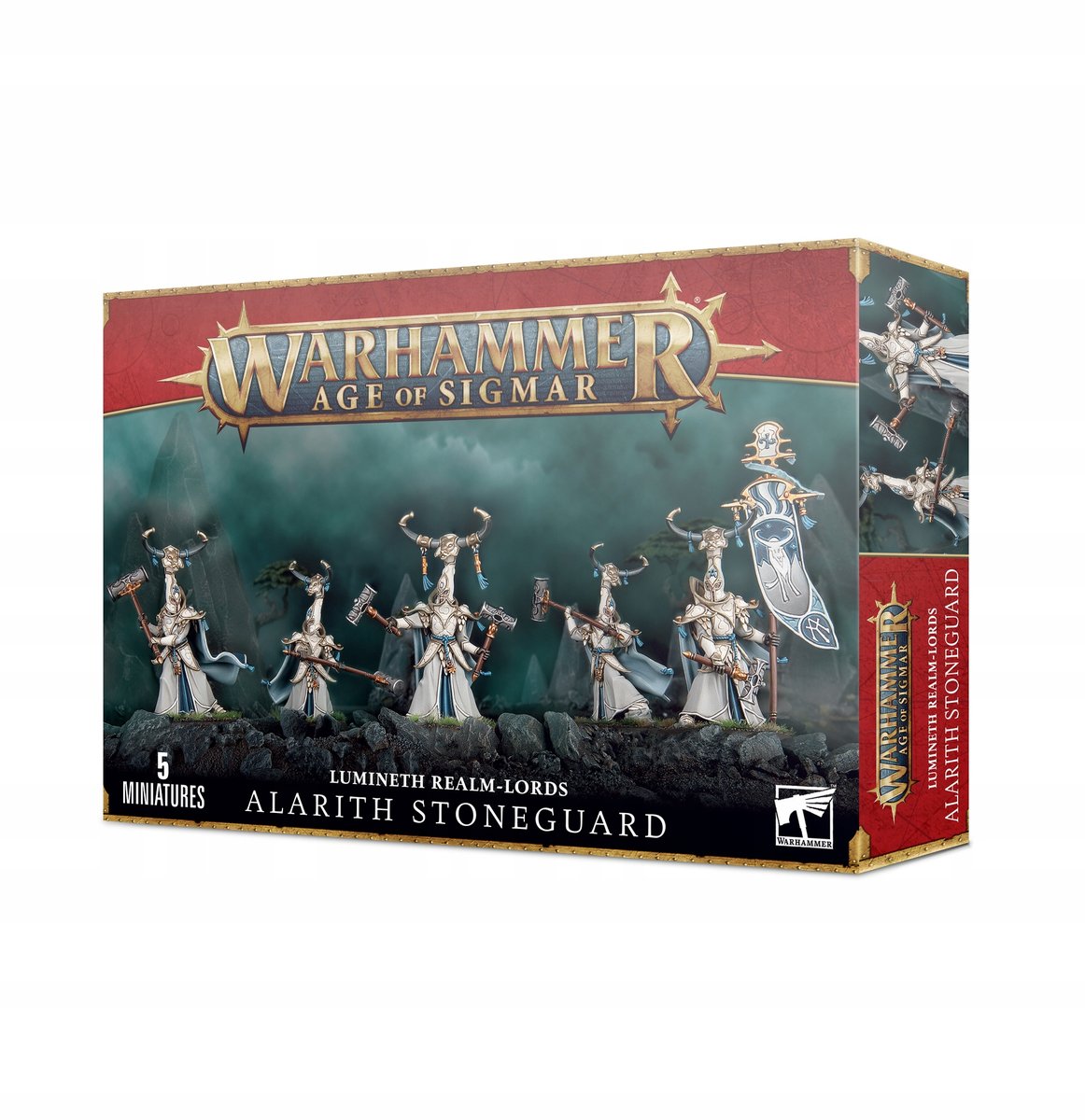 Warhammer Age Of Sigmar Lumineth Realm-Lords Alarith Stoneguard