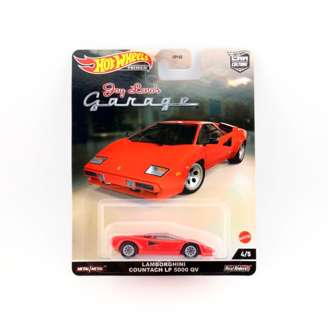 HOT WHEELS Premium Car Culture Lamborghini Countach LP 5000 QV Jay Leno's Garage