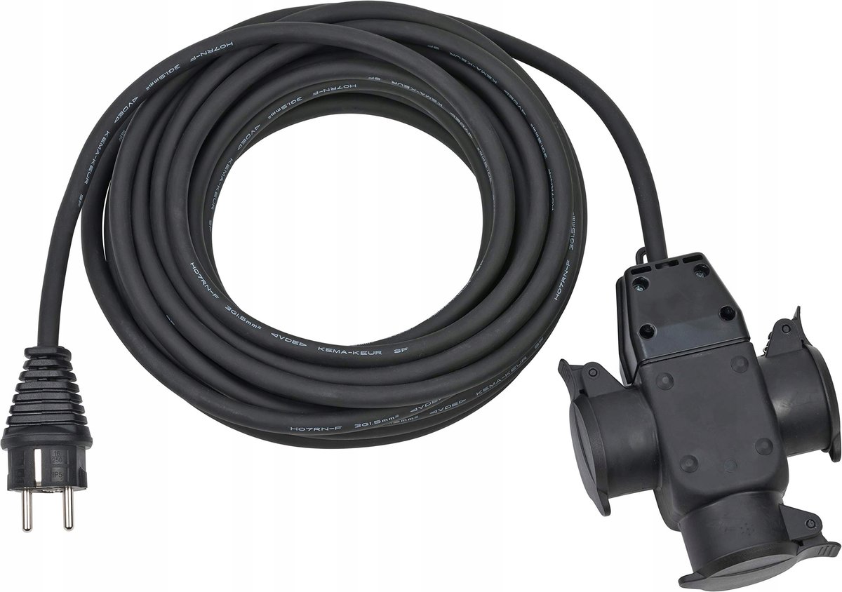 Brennenstuhl Przedłużacz Elastyczny Kabel 10 M H07Rn-F 3X1.5 - Powystawowy