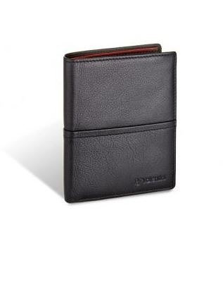 Portfel męski Valentini Black & Red Diamond 265 czarny