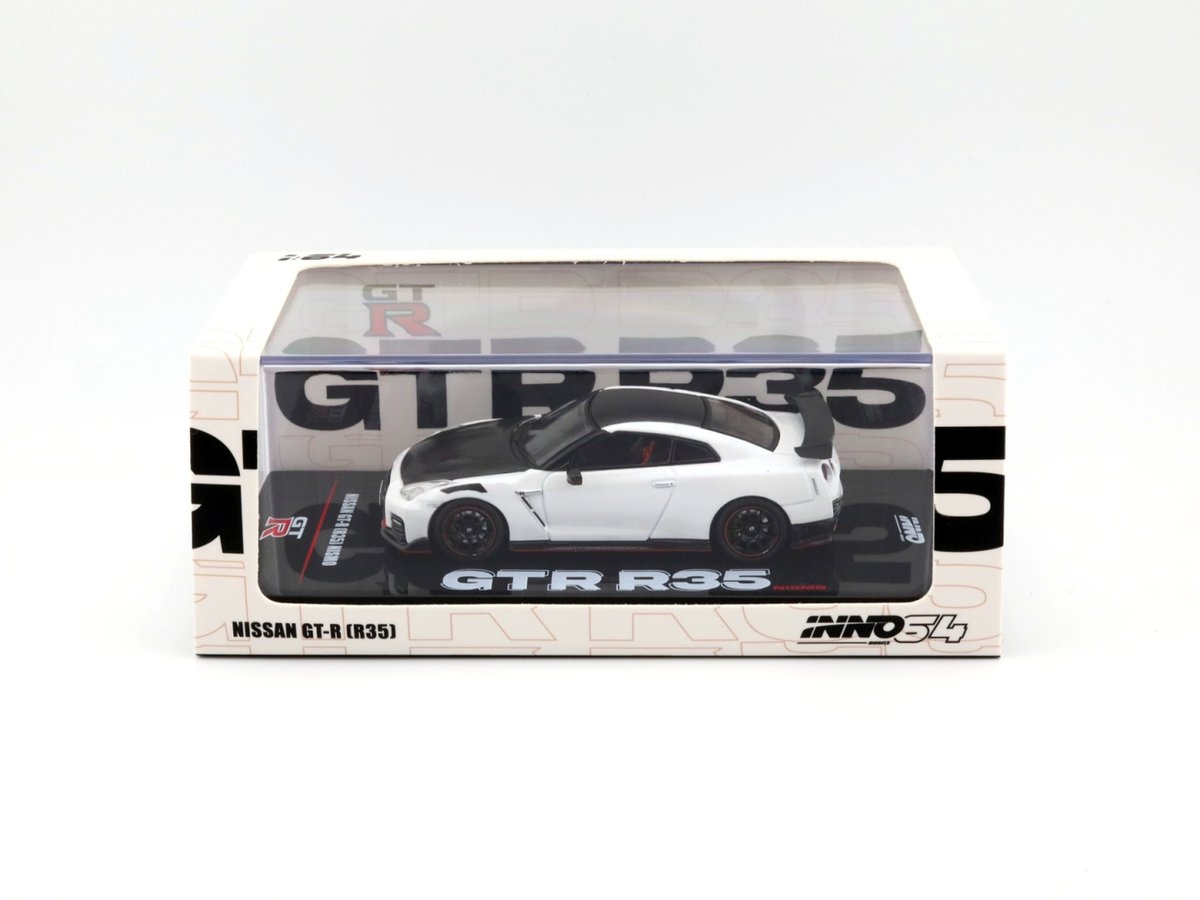 INNO64 Nissan GT-R R35 Nismo WHITE INNO 64 1:64