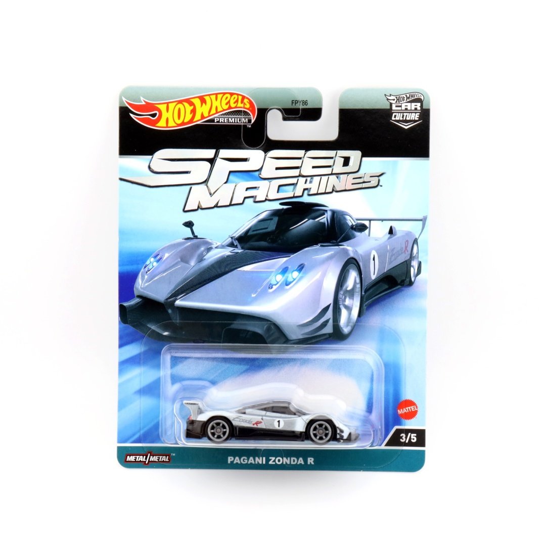HOT WHEELS Premium Car Culture Pagani Zonda R Speed Machines