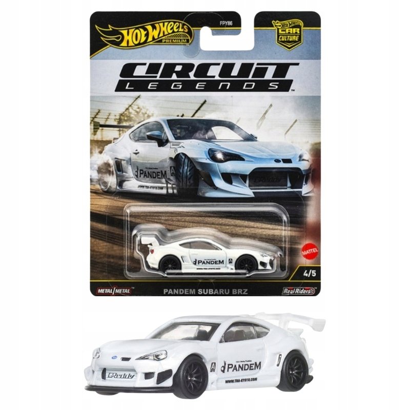 HOT WHEELS KOLEKCJONERSKIE AUTKO PREMIUM PANDEM SUBARU BRZ FPY86 JBK64