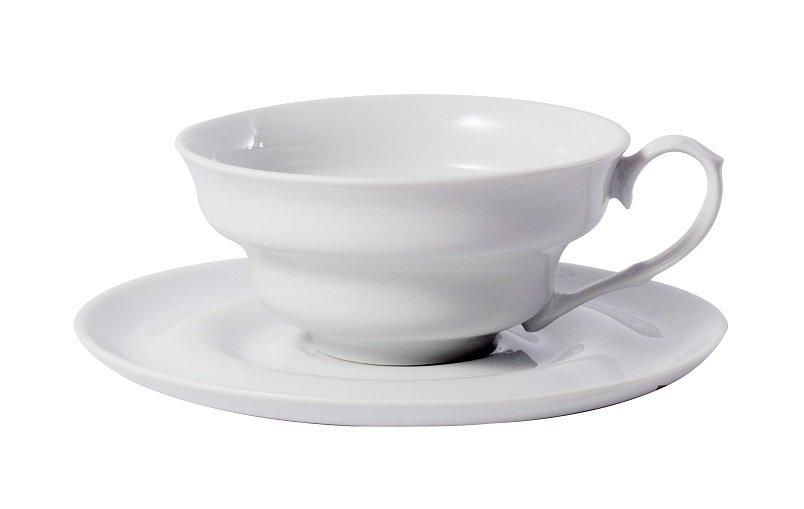 Filiżanka XL 500 ml ze spodkiem biała CDC1