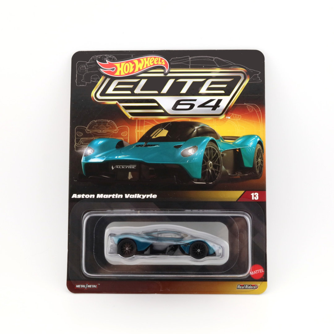 HOT WHEELS Elite 64 #13 Aston Martin Valkyrie + PROTEKTOR