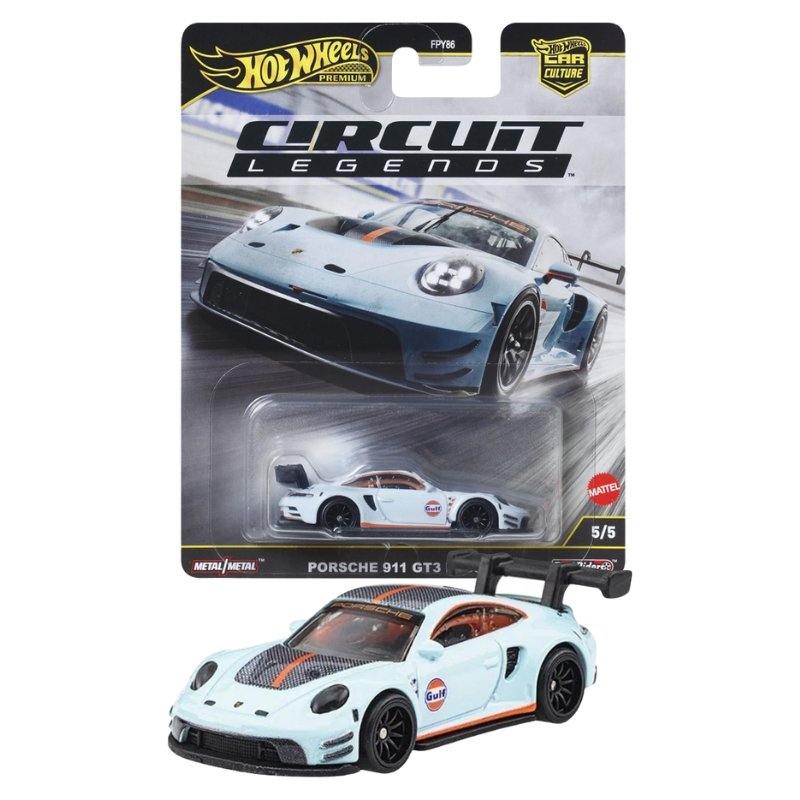 HOT WHEELS KOLEKCJONERSKIE AUTKO PREMIUM PORSCHE 911 GT3 R(992) FPY86 JBK65