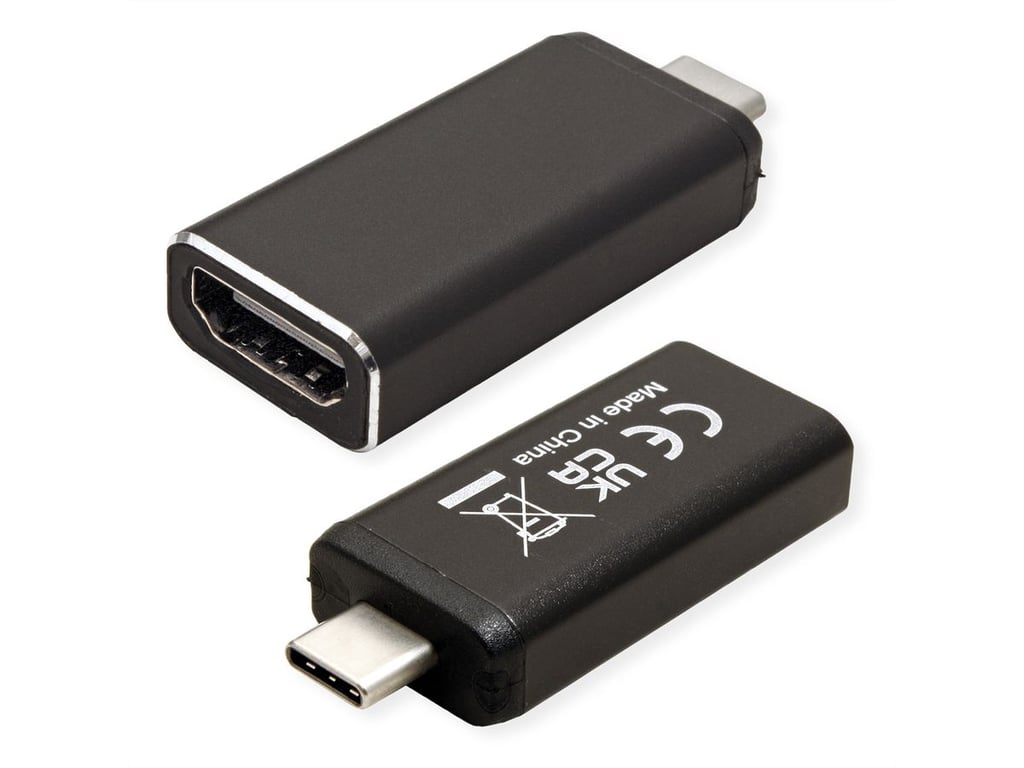VALUE 12.99.3227 zmieniacz płci / kabli USB Type C HDMI Czarny 12.99.3227