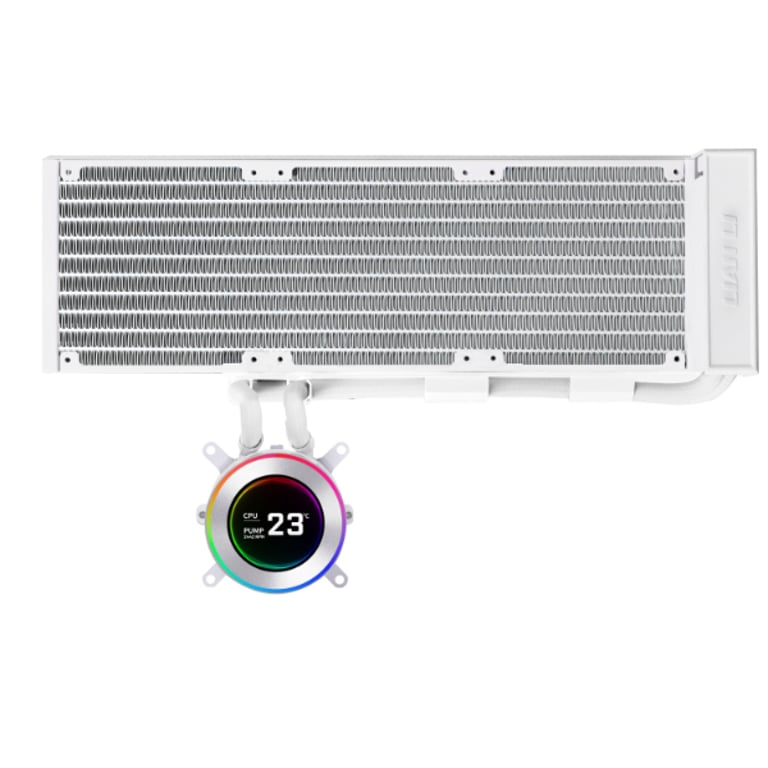 Lian Li GA II Hydroshift II LCD-C 360N Obudowa komputera Radiator Biały