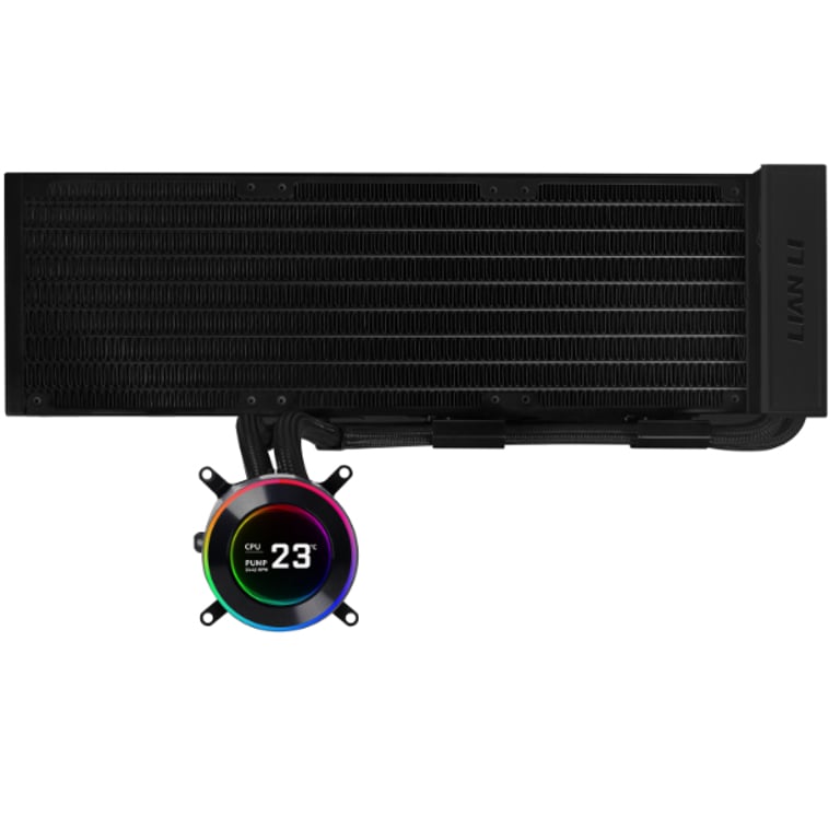 Lian Li GA II Hydroshift II LCD-C 360N Obudowa komputera Radiator Czarny