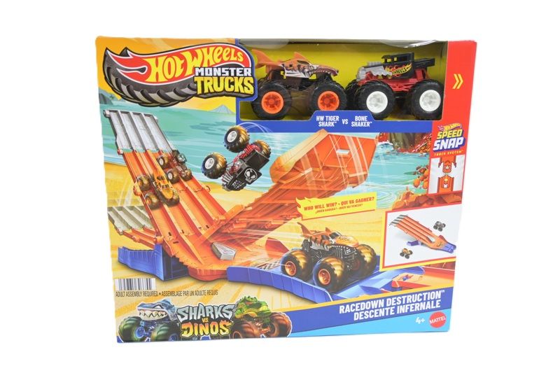 Hot Wheels Monster Truck Wyścig z demolką 2auta - model lub pojazd