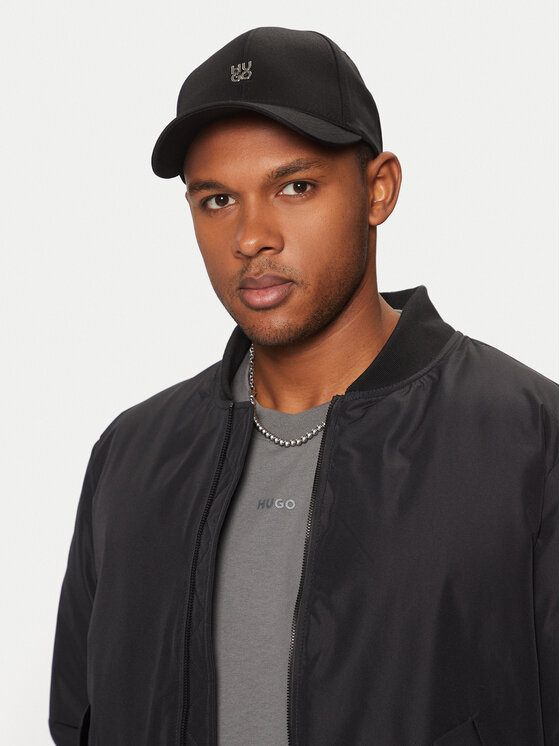 HUGO Czapka z daszkiem 50533427 Czarny