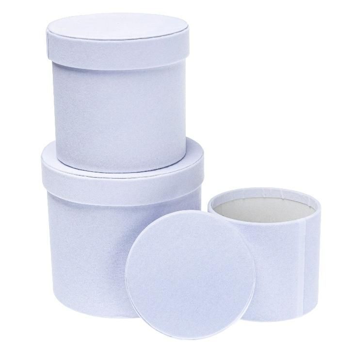 Pudełko Flower Box 3szt biały Rozette